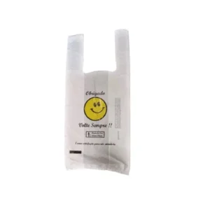Korplast Sacola Plastica Branca Volte Sempre 38X50 C/2