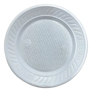 Fonplast Prato 15Cm Plast 150Mm Branco Raso C/100X10