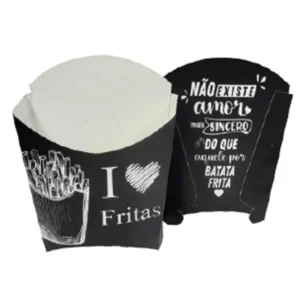 Salvi Caixa Cestinha Para Batata Preta C/50 unidades.